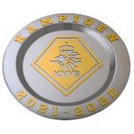 SCHAAL INCL. GELASERD KNVB-LOGO